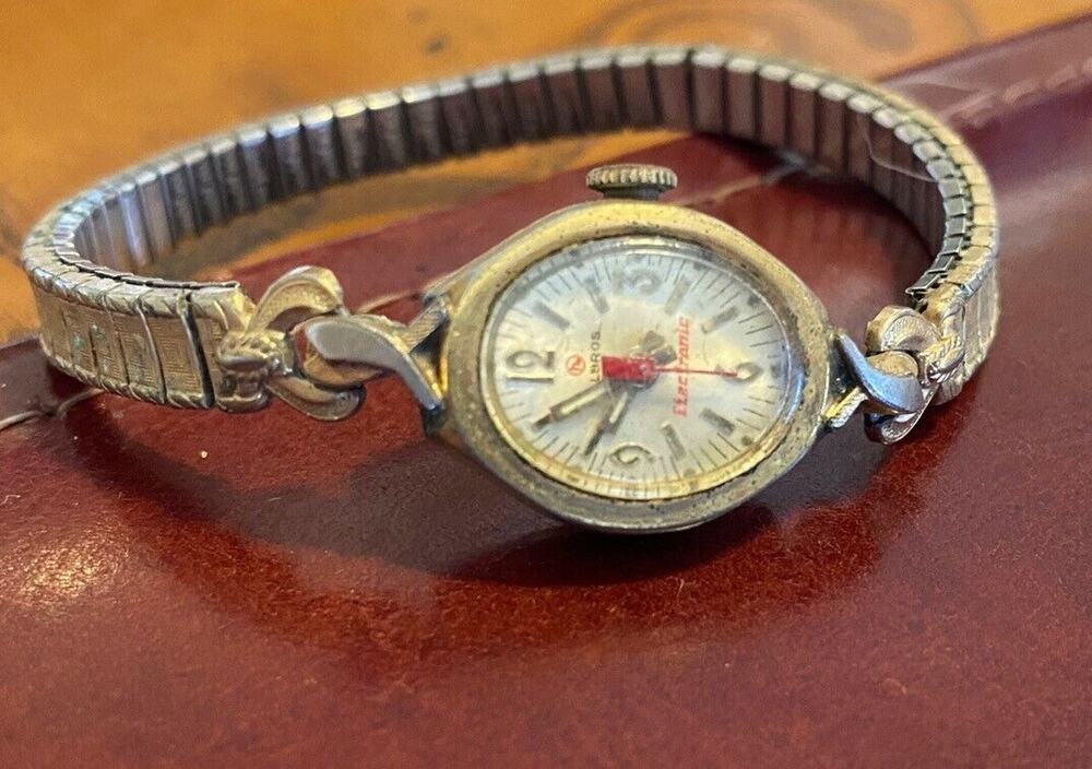 VTG Women's Electronic Helbros Watch, Swiss Elgin SA 95EL, Gold Tone